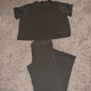 Nuuds Olive Pajama Set